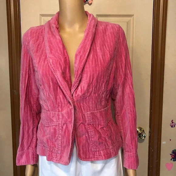 Loft 100% Cotton Jacket/Blazer Women Size 6P - Picture 1 of 5